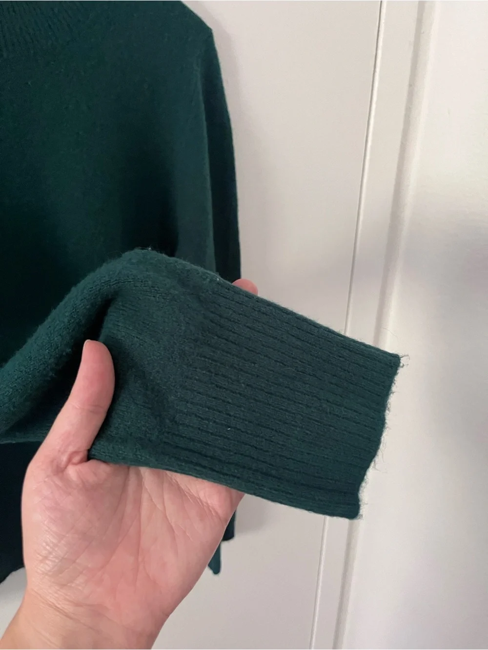 J. Crew Crewneck Sweater in Extra Soft Yarn Small Academic Green CN405